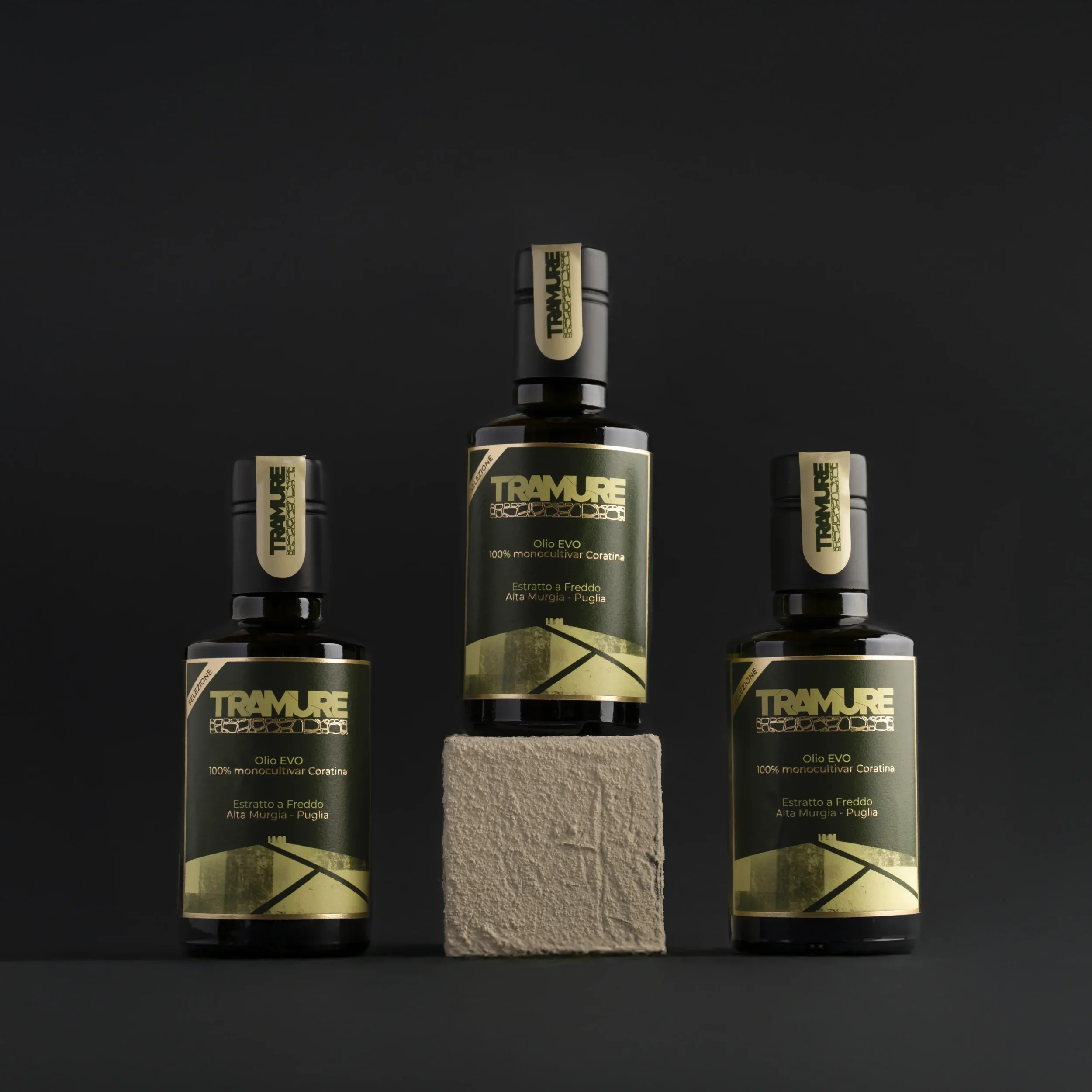 3 bottiglie di olio tramure da 250 ml